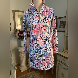Lilly Pulitzer NWOT Long Sleeve Dress Size XXS. C:4524-11